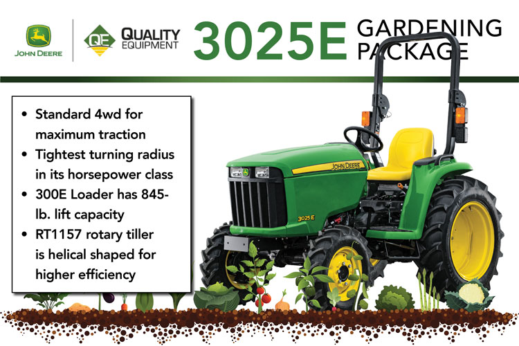 3025e Gardening Package New 3025e Compact Utility Tractor Quality Equipment Llc